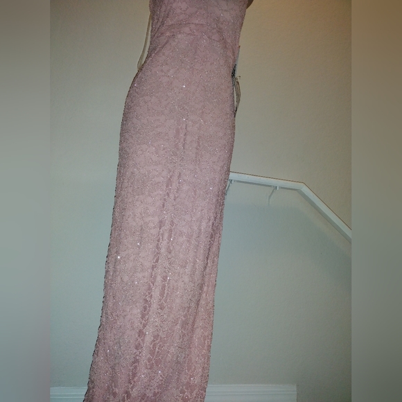 Emerald Sundae Pink Lace sparkling dress - Picture 9 of 12